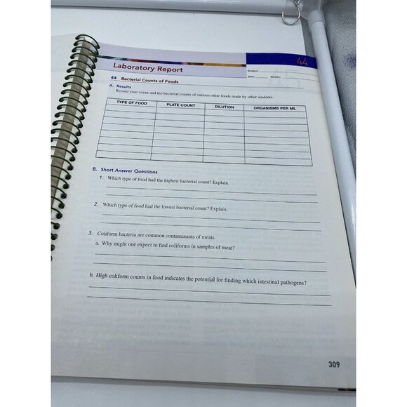 Benson's Microbiological Applications Laboratory Manual Concise by Brown 12th ED - Picture 11 of 13